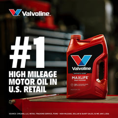 Valvoline being poured into an engine demonstrating clean filling and convenience