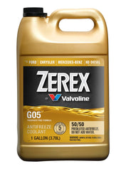 Valvoline Zerex front packaging showing product and benefits