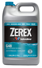 Valvoline Zerex G48 front label showing product name and size, clear identification benefit