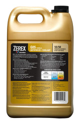 Valvoline Zerex label close-up highlighting OEM approvals and features
