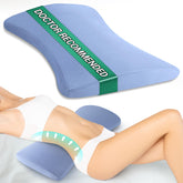 vamorry lumbar pillow front view showing ergonomic shape and immediate comfort