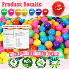 Vanland close-up of plastic ball surface highlighting smooth texture and safe edges