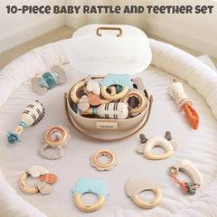 Vanplay bell rattle in use demonstrating auditory stimulation