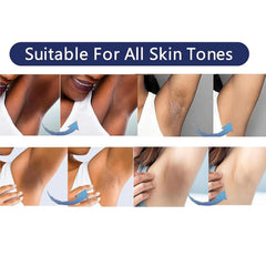 Vcetree cream applied to bikini line demonstrating careful, private-area use and even tone
