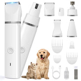Veeconn front view with accessories showing a complete grooming kit benefit