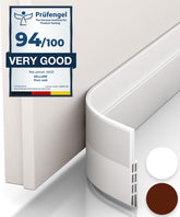 Vellure front view of door sweep showing full-length seal and neat finish
