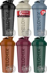 VELOMIX front pack of six earth tone shakers showing value