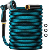 Velybrin front view of 50FT hose showing compact packaging and durable design