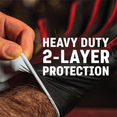 Venom Steel white inner layer visible through puncture to indicate breach and enhance safety