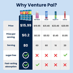 Venture Pal tablets close-up on surface, clear tablet detail and portability