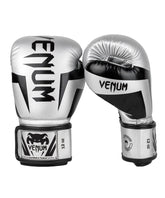 Venum Elite front view showing silver black design and professional appearance
