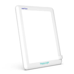 Verilux HappyLight Lucent front view showing full panel and clean design for effective daily use