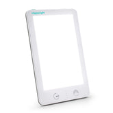 Verilux HappyLight Lumi Plus front view showing bright panel and controls for consistent energizing light