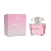 Versace Bright Crystal front bottle view showing elegant faceted design and luxury appeal