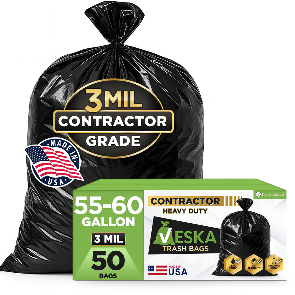 Veska front packaging showing 50-count mega pack, clear storage benefit