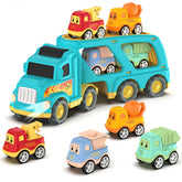 Veslier front packaging showing 5-in-1 transport set and playful graphics, great gift appeal