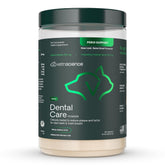 VETRISCIENCE tub front view showing dental powder and clear benefit for oral support