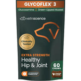 VetriScience front packaging shows 60-count chews and product benefit