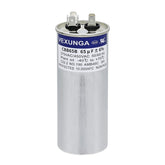 VEXUNGA capacitor front view showing can housing and mounting, ensures easy replacement