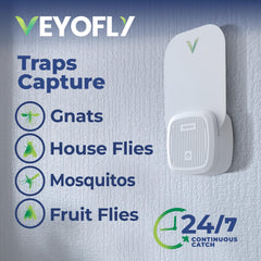 VEYOFLY close-up of glue card detail emphasizing strong adhesive capture