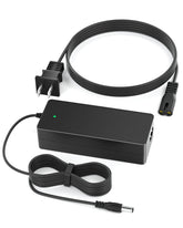 vhbw charger front view showing compact design and easy placement benefit