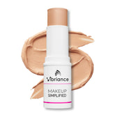 Vibriance complexion stick front view showing Natural Beige and easy application benefit