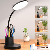 Vicsoon desk lamp front view showing compact design and neat footprint