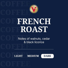 Victor Allen's Coffee close-up of a single pod highlighting quality and convenience