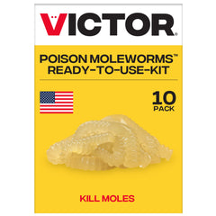 Victor front packaging showing full 10-pack and included items for easy identification and use