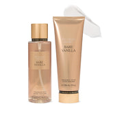Victoria's Secret bottle front packaging showing inviting bare vanilla scent