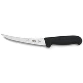 Victorinox Fibrox front view showing handle and curved blade for precise control