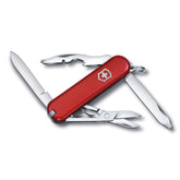 Victorinox Rambler front view showing compact red scales and keyring benefit