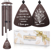 vifoew front packaging showing ready-to-gift box and wrapped wind chime benefit: easy gifting