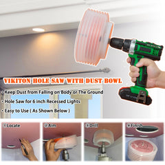 VIKITON dust bowl close-up illustrating robust plastic and efficient dust capture