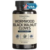 VINATURA front packaging showing bottle and supplement benefits