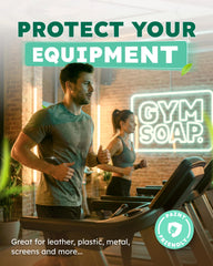 Vincentrix wipe on Peloton bike console protecting screen clarity