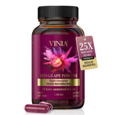 VINIA bottle front label showing product and benefits