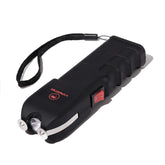 VIPERTEK front view showing compact stun gun and flashlight, durable protection