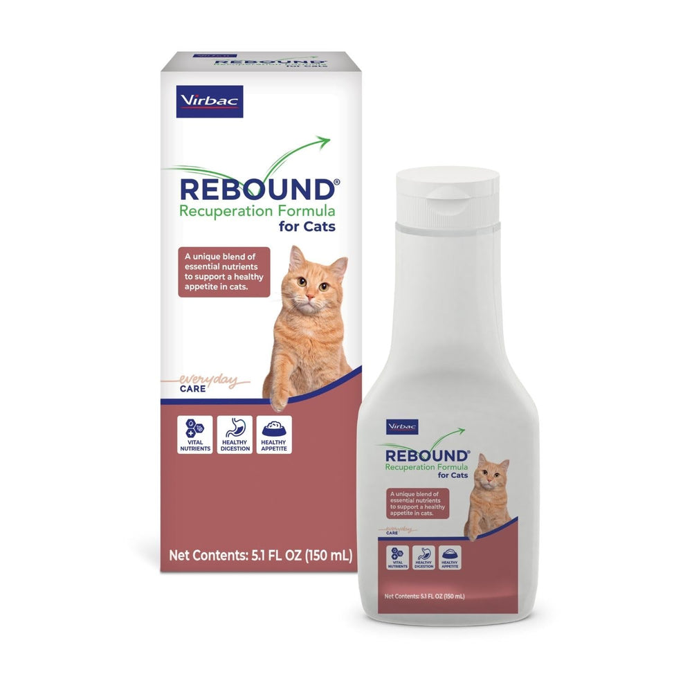 Virbac Rebound front packaging showing product name and benefits for quick recovery