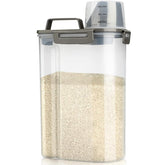 Viretec front view of container showing clear body and label for easy identification
