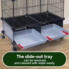 VISCOO removable slide-out tray detail for fast, hygienic cleaning