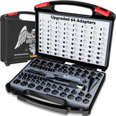 Visiofire front packaging showing kit contents and benefit of full adapter set