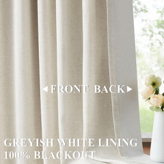 Vision Home close-up linen texture with natural look benefit