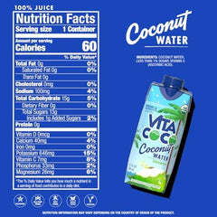 Vita Coco close-up of carton texture and cap highlighting freshness preservation