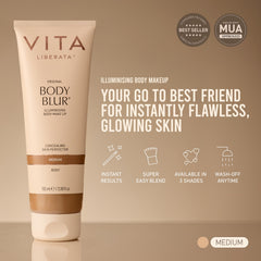 VITA LIBERATA texture close-up showing creamy light-reflecting formula