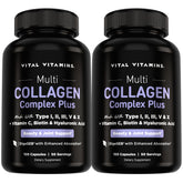 Vital Vitamins front label view showing product name and benefits for quick recognition