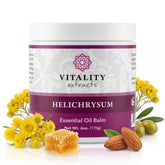Vitality jar front view showing label and 6oz size for easy purchase choice