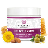 Vitality balm front tin showing compact travel-friendly packaging and convenience