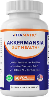 Vitamatic front packaging showing bottle and label with clear product benefits