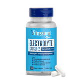 Vitassium front bottle showing label and 100ct count for easy identification and storage